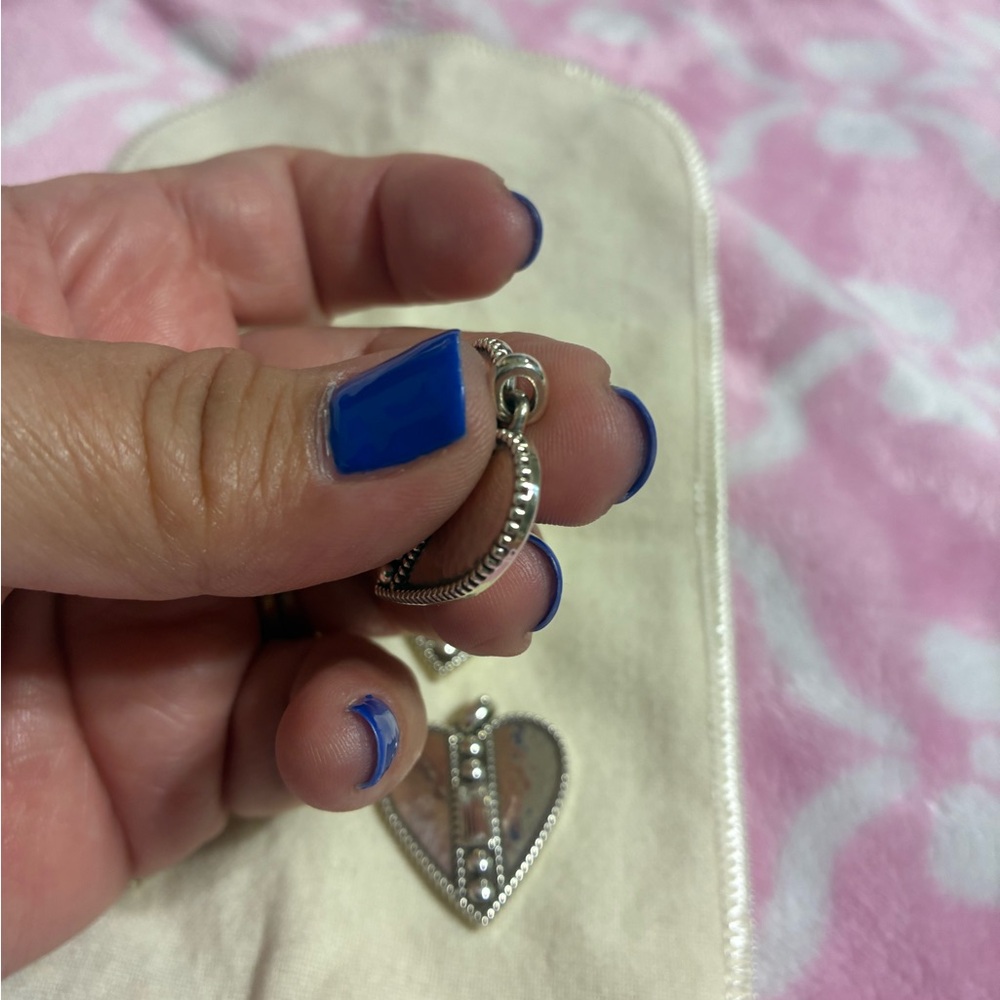 Brighton Pretty Tough collection clear Gem Heart charm